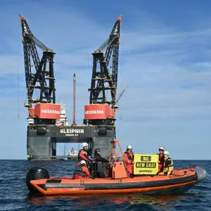 Greenpeace-Aktion auf der Nordsee