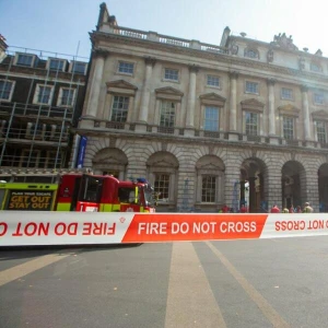 Brand im Somerset House in London