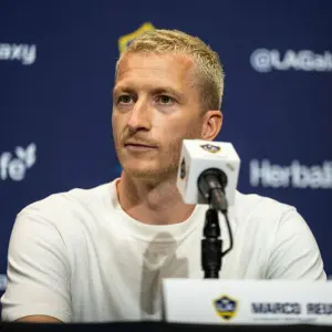 Pressekonferenz Marco Reus in Los Angeles