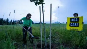 Greenpeace-Protest gegen Erdgasbohrung