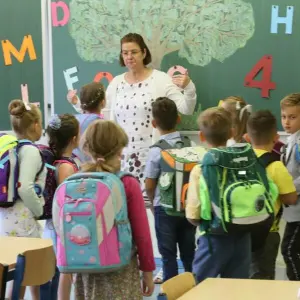 Grundschulklasse in Sachsen-Anhalt