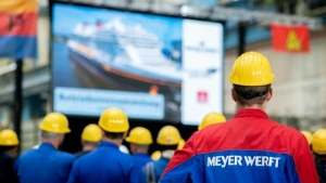 Habeck besucht Meyer Werft in Papenburg