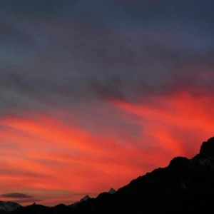 Sonnenaufgang in Österreich