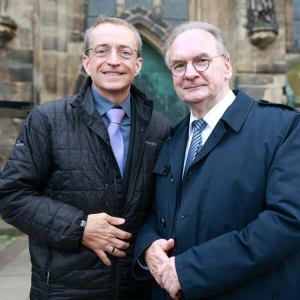 Pat Gelsinger und Reiner Haseloff