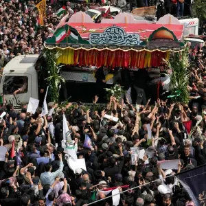 Trauerzeremonie für Hanija in Teheran