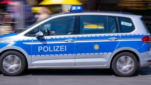 Polizeiauto mit Blaulicht