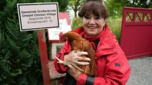 «Chicken Village» für ehemalige Legehennen