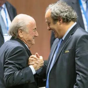Joseph Blatter und Michel Platini
