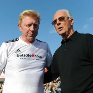 Boris Becker und Franz Beckenbauer