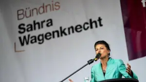 EU-Wahlkampfabschluss Bündnisses Sahra Wagenknecht
