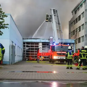 Großbrand in Walldorf