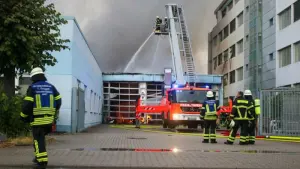 Großbrand in Walldorf