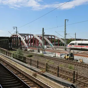 Bahnbrücken in Hamburg-Veddel