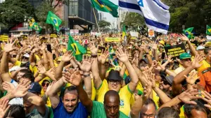 Demonstration in Brasilien