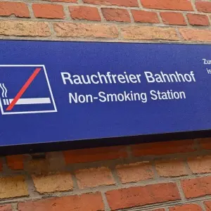 Rauchverbot an Brandenburgs Bahnsteigen