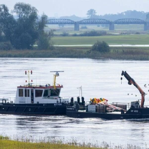 Erhöhte Pegelstände an der Elbe