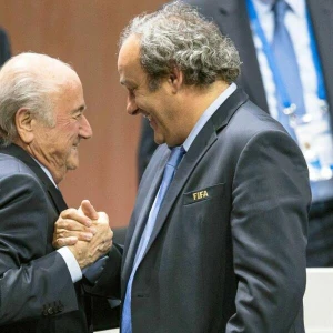 Joseph Blatter und Michel Platini