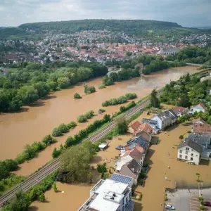 Hochwasser im Saarland - Kleinblittersdorf