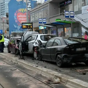 Verkehrsunfall auf dem Rodlo-Platz in Polen