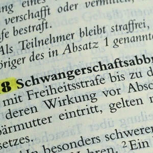 Strafgesetzbuch zum Schwangerschaftsabbruch