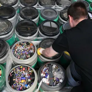 Recyclinganlage für Lithium-Ionen-Batterien