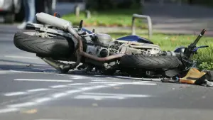 Unfall mit Motorrad - Symbolbild