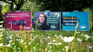 Wahlplakate zur Europawahl