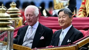 Japanisches Kaiserpaar zu Besuch in Großbritannien