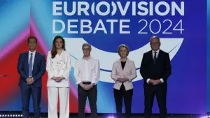 Spitzenkandidaten-Debatte vor Europawahl in Brüssel