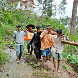 Erdrutsch in Indonesien