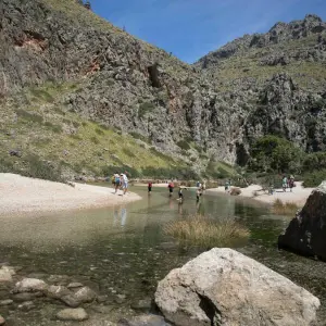 Sturzbach Torrent de Pareis auf Mallorca