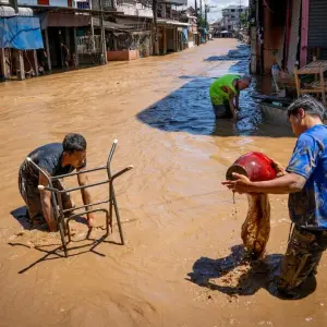 Schwere Überschwemmungen in Nordthailand