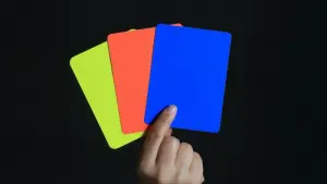 Gelbe, Rote und Blaue Karte