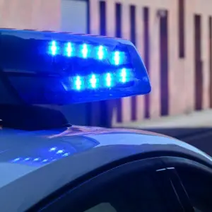 Polizeistreife im Einsatz