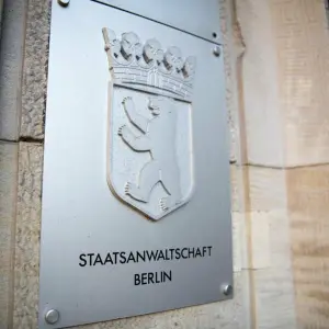Schild der «Staatsanwaltschaft Berlin»