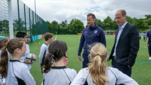 Euro 2024: Prinz William trifft englische Nationalmannschaft