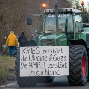 Protest der Landwirte