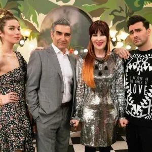 «Schitt's Creek»-Besetzung mit Dan und Eugene Levy