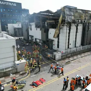 Fabrikbrand in Südkorea