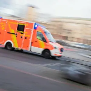 Ein Rettungswagen - Symbolfoto