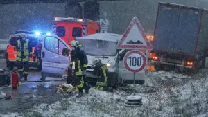 Verkehrsunfall auf der A44