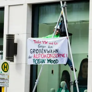Protest gegen Tesla-Erweiterung - Berlin