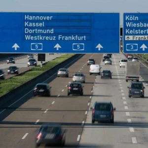 Autobahn A5 Frankfurter Kreuz