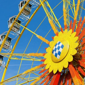 Riesenrad in Bayern