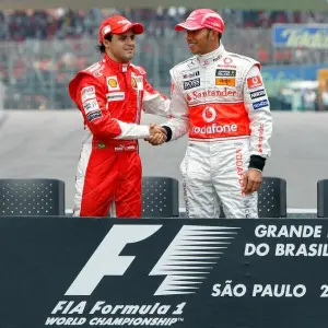 Massa und Hamilton