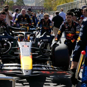 Max Verstappen im Red Bull