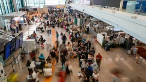 Flughafen Fiumicino bei Rom