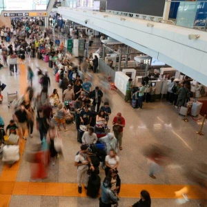 Flughafen Fiumicino bei Rom