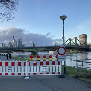 Hochwasser in Hessen - Frankfurt