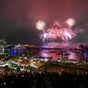 Hamburger Hafengeburtstag - Feuerwerk